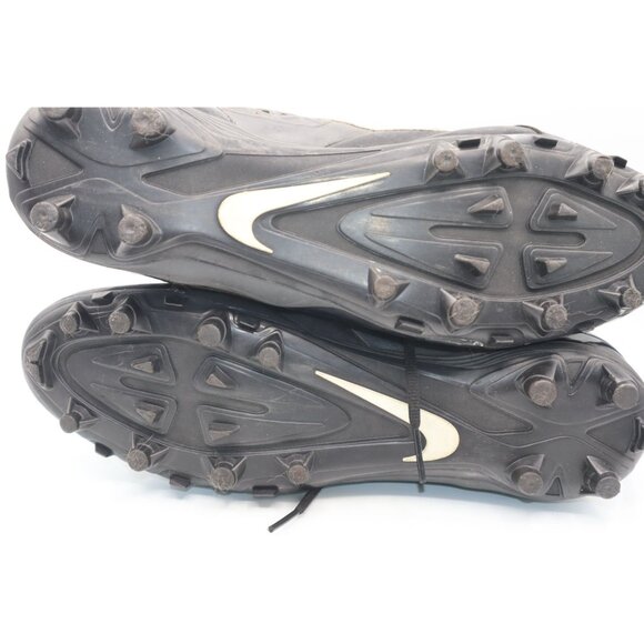 Nike Alpha Men’s Football Cleats Black & White Size 13 - Picture 4 of 7